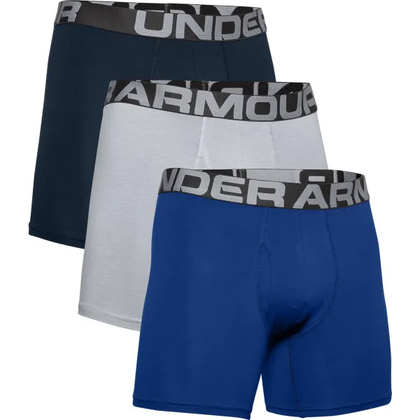 Men's UA CHARGED COTTON 6IN 3 PACK 