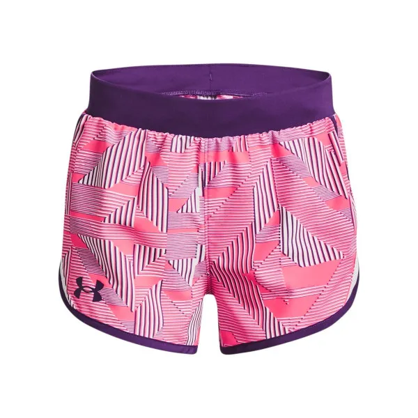 Girls' UA FLY BY PRINTED SHORT 